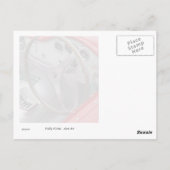 Das Cockpit Postkarte (Rückseite)