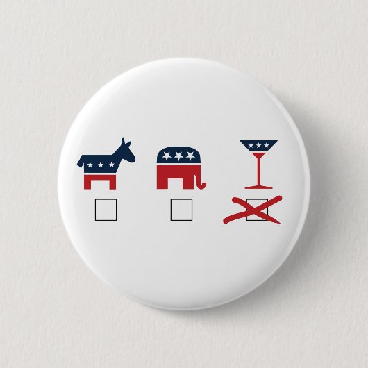 Das Cocktail-Party Button (Vorderseite)