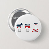 Das Cocktail-Party Button (Vorne & Hinten)