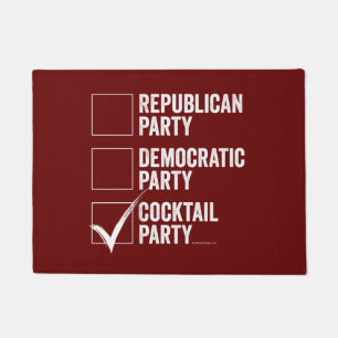 Das Cocktail-Party Fußmatte