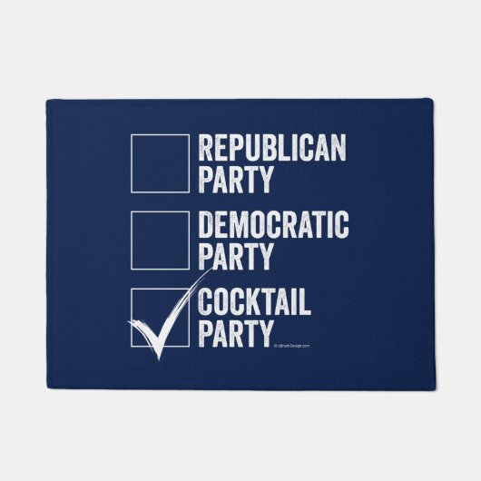 Das Cocktail-Party Fußmatte (Vorderseite)