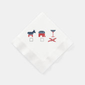 Das Cocktail-Party Serviette (Ecke)