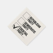 Das Cocktail-Party Serviette (Ecke)