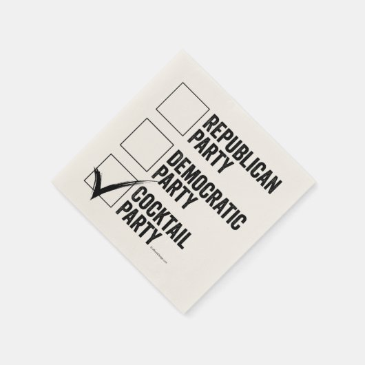 Das Cocktail-Party Serviette (Ecke)