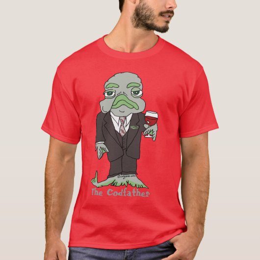 Das Codfather kundenspezifische T - Shirtkleid T-Shirt (Vorderseite)