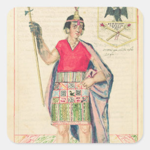 Das Codice Murua Quadratischer Aufkleber