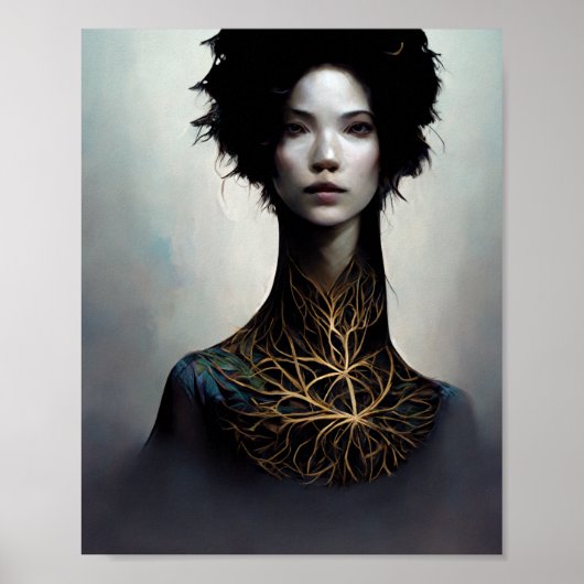 Das Collar Fantasy Scifi Art Poster (Vorne)