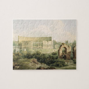 Das Colosseum, Rom, 1802 (w/c über Graphit auf wo Puzzle