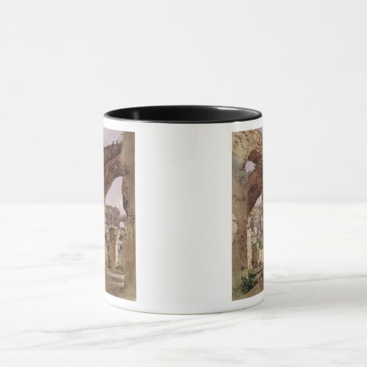 Das Colosseum, Rom, 1835 Tasse (Zentrum)