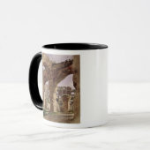 Das Colosseum, Rom, 1835 Tasse (Vorderseite Links)