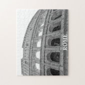 Das Colosseum, Schwarzweiss Puzzle (Vertikal)
