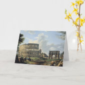 Das Colosseum und der Bogen von Constantine Karte (Gelbe Blume)