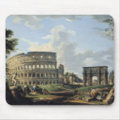 Das Colosseum und der Bogen von Constantine Mousepad (Vorne)