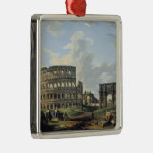 Das Colosseum und der Bogen von Constantine Ornament Aus Metall (Rechts)