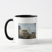 Das Colosseum und der Bogen von Constantine Tasse (Links)