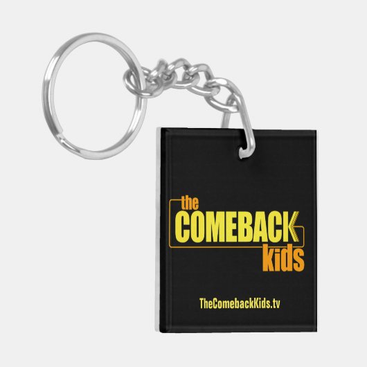 Das Come-back scherzt Schlüsselkette Schlüsselanhänger (Vorderseite links)