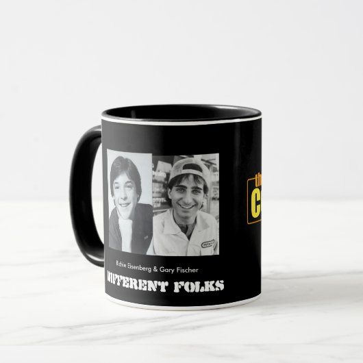 Das Come-back scherzt Tasse (Vorderseite Links)