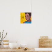 Das Comeback - Inspirierendes Kunstdruckposter Poster (Küche)