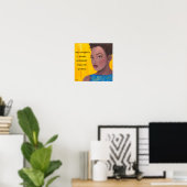 Das Comeback - Inspirierendes Kunstdruckposter Poster (Heimbüro)