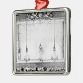 Das Comedie Francaise während der Zeit Silbernes Ornament (Links)