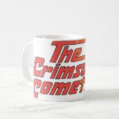 Das Comet-Logo von Crimson Kaffeetasse (Vorderseite Links)