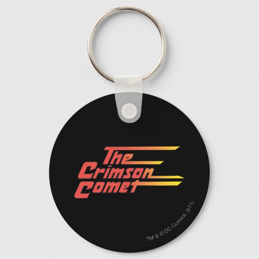 Das Comet-Logo von Crimson Schlüsselanhänger (Vorderseite)