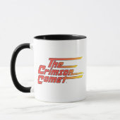Das Comet-Logo von Crimson Tasse (Links)