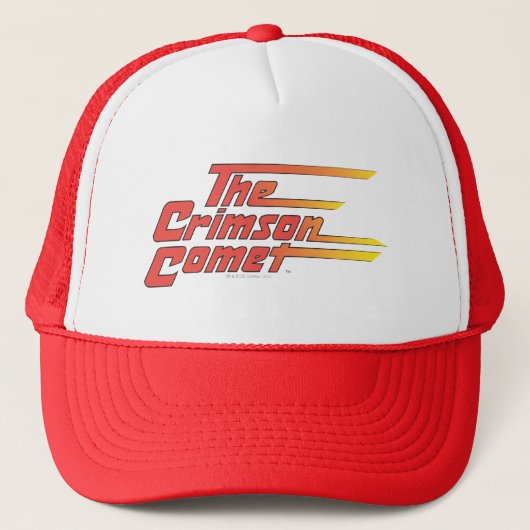 Das Comet-Logo von Crimson Truckerkappe (Vorderseite)