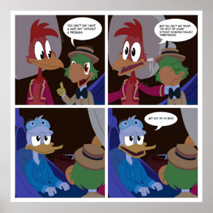 Das Comic der drei Caballeros Poster