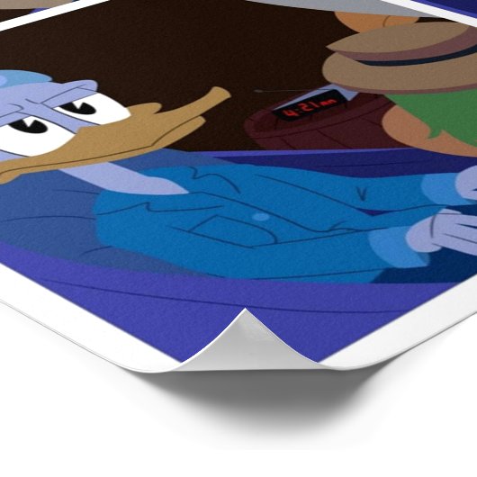 Das Comic der drei Caballeros Poster (Ecke)