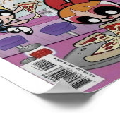 Das Comic-Poster des Power-Puff-Girls Poster (Ecke)
