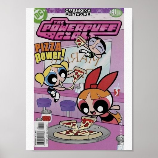 Das Comic-Poster des Power-Puff-Girls Poster (Vorne)