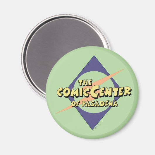 Das Comic-Zentrum von Pasadena Magnet (Vorderseite/Rückseite)