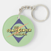 Das Comic-Zentrum von Pasadena Schlüsselanhänger (Rückseite)