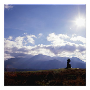 Das Commando-Monument Schottland Fotodruck