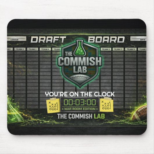 Das Commish-Lab-Mauspad Mousepad (Vorne)