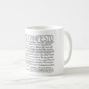 Das Comms Manifest - US-Englischversion Kaffeetasse