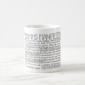 Das Comms Manifest - US-Englischversion Kaffeetasse (Mittel)