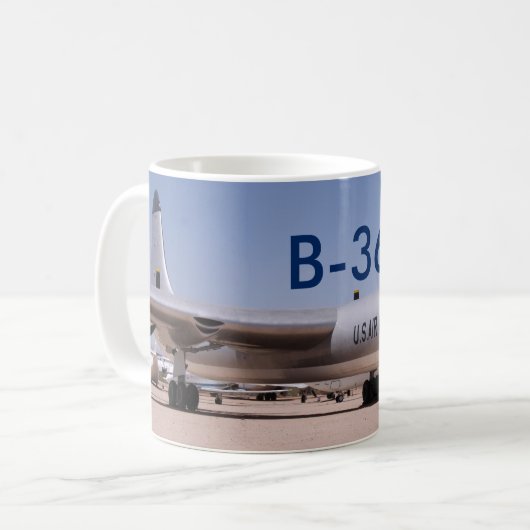 Das Convair B-36 "Friedensstifter " Kaffeetasse (Vorderseite Links)