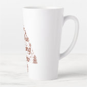 Das Cookie-Back-Crew-Weihnachtsbaum-Design Milchtasse (Rechts)