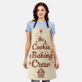 Das Cookie-Back-Crew-Weihnachtsbaum-Design Schürze (Getragen)