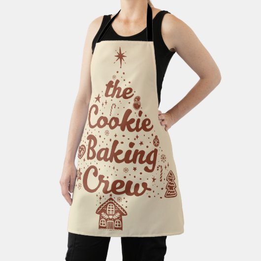 Das Cookie-Back-Crew-Weihnachtsbaum-Design Schürze (InSitu)