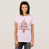 Das Cookie-Back-Crew-Weihnachtsbaum-Design T-Shirt (Vorne ganz)