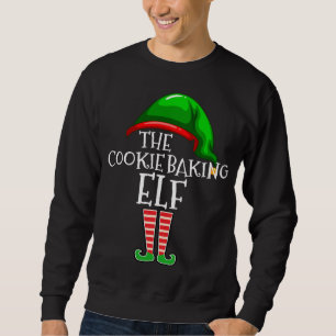Das Cookie Baking Elf Familie Matching Group Chris Sweatshirt