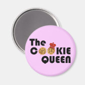 Das Cookie Queen Magnet (Vorderseite/Rückseite)