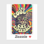 DAS COOLE KATZEN ERLEBNIS AUFKLEBER (Blatt)