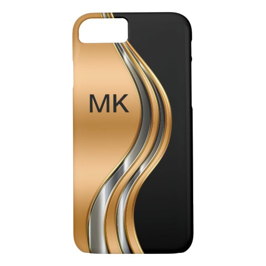 Das coole Monogramm der Männer Case-Mate iPhone Hülle (Rückseite)