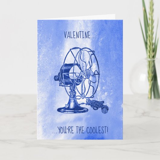 Das coole Valentin Feiertagskarte (Vorderseite)