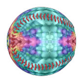 Das Coole Vintage Kaleidoskop-Baseball Baseball (Vorderseite Links)