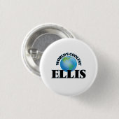 Das coolste Ellis der Welt Button (Vorne & Hinten)